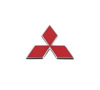 Coche Emblemas para Mitsubishi L200,3D Insignia Logotipo CalcomaníAs Pegatina Logo Decoración Etiqueta Embellecedores Carrocería Accesorios,Red-S