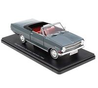 - Coche en Miniatura de colección 1/24 Compatible con Opel Rekord A Deutsch Cabriolet - 1964 - OP015