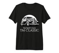 Coche engrasador de Hot Rod Retro Divertido I'm Not Old I'm Classic Camiseta Premium