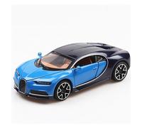 Coche Escala 1:32 para Bugatti para Chiron Colección De Modelos A Escala De Metal Fundido A Presión Modelo Coleccionable(Azul)