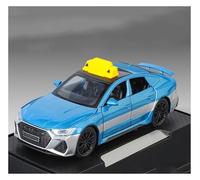 Coche Escala 1:32 para RS7 para Taxi Colección De Modelos De Coches De Aleación De Metal Fundido A Presión Modelo Coleccionable(Azul)