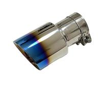 Coche Escape Punta Tubo Boquilla Escape Acero Inoxidable Chapada Azul Gran Diámetro 101 Mm 114mm Silenciador Abierto Coche(51mm-101mm)