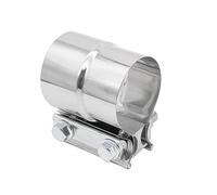 Coche Escape Tubo Tubo Silenciador Universal 51 57 63 76mm Abrazadera Banda Unión A Tope Escape Acoplador Manga Acero Inoxidable 304 2 "2,25" 2,5 "2,75" 3" Tubos Escape Coche (Tamaño : 51x54MM)