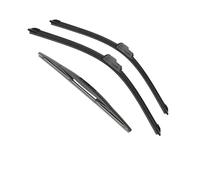 Coche Escobillas Limpiaparabrisas Para Pajero Para Shogun Para Montero V80 V87 V93 V97 Escobillas Limpiaparabrisas Delanteras Traseras Goma Blanda Parabrisas 22" + 20" + 14"(3 wipers)