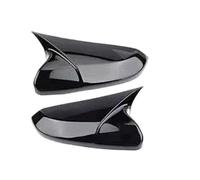 Coche Espejo Cubierta Carcasa Para Civic 10.º 2016 2017 2018 2019 2020 Cubierta De Espejo Retrovisor Lateral Tapa Ala Moldura Caja Vista Trasera Puerta Exterior(Gloss Black)