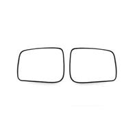 Coche Espejos Retrovisor Espejos Retrovisores Laterales De Puerta Lentes De Vidrio Blanco Para N&issan Para X-Trail Para Qashqa 2008-2013(1 Left and 1 Right)