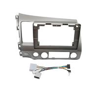 Coche Estéreo Izquierdo 101 Pulgadas Para Civic 2006 2007 2008 2009-2011 Marco Audio Coche Panel Frontal Pantalla Radio 2 DIN Accesorios(Cable de bastidor LHD-LH)