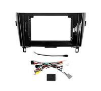 Coche Estéreo Navigation Android Radio Marco de Montaje Soporte para máscara con mazo de Cables Diseñado específicamente para Nissan Qashqai 2016 2017/Nissan X-Trail 2014 2015 2016 2017 2018