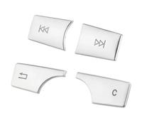 Coche Etiqueta Engomada Compatible Con Benz Para ML Class 2012-2016 Consola AC Media Volumen Botones Lentejuelas Cubierta Pegatinas Accesorios Para Auto(A)