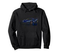 Coche exótico Azul de Carreras, Turbo Race Kids Boys Mens Sudadera con Capucha