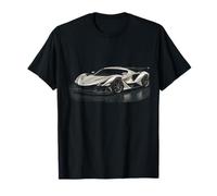 Coche exótico Blanco de Carreras, Turbo Race Kids Boys Mens Camiseta