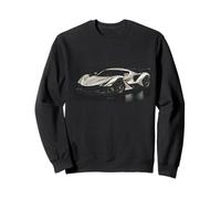 Coche exótico Blanco de Carreras, Turbo Race Kids Boys Mens Sudadera