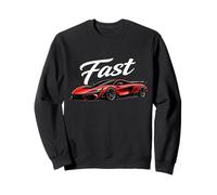 Coche exótico rápido, Car Guy, Race Car Turbo Niños Hombres Sudadera