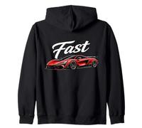 Coche exótico rápido, Car Guy, Race Car Turbo Niños Hombres Sudadera con Capucha