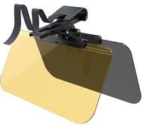 Coche Extensor de Parasol para Smart 453 Fortwo 3. Gen 2015 2016 2017 2018 2019, 2 en 1 Ajustable Protección Ocular Antirreflejos Día y Noche Polarizado