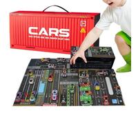 Coche extraíble, juego de coches de juguete de tamaño bolsillo fundido a presión para niños, niñas, estudiantes, pequeños coches extraíbles para preescolares, aula, dormitorio, sala de estar, juego di