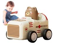 Coche extraíble para niños pequeños, juguetes para coche Press and Go,Coche de juguete de inercia animal lindo juguete de presión para tirar hacia atrás | Creativetoddler Car Toys Vehículos Coches de