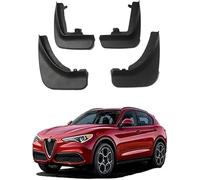 Coche Faldillas Antibarro Guardabarros para Alfa Romeo Stelvio 2017-2024,Delanteros Traseros De Rueda Anti Arañazos Protector Impermeable Accesorios