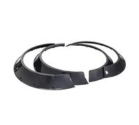 Coche Faldillas Antibarro para BMW F32 F36 E90 E92 F10 F30 F80 F82 E53 4 Uds Guardabarros Ancho Universal Flexible para Coche Arcos Rueda Extensión Llamarada Aletas de Barro (Tamaño : CarbonPattern 8