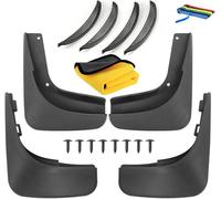 Coche Faldón Faldillas para VW para G&olf 6 Mk6 Hatchback 2009-2012, Juego De Guardabarros Moldeados, Guardabarros Delanteros Y Traseros(3)