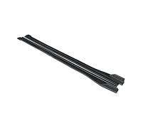 Coche Faldones Laterales Accesorios Coche Faldas Laterales Divisores Extensión Parachoques Rodeado Labios para Hyundai para Veloster 2013 2014 2015 2016 2017(Aspecto de Fibra de Carbono.)