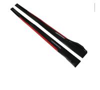 Coche Faldones Laterales Extensión Faldón Lateral Universal 2,2M Placa Basculante Separador Labios Parachoques para Benz W205 W204 W212 para CLA para AMG Q50(Reddish Black)