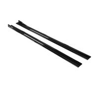 Coche Faldones Laterales Faldones Laterales Coche 2,18M Divisores Aletas 8Piezas Extensiones Universales para Corolla para Camry para Mitsubishi para Lancer(Golssy Black)
