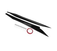Coche Faldones Laterales para Chevrolet para Corvette C8 2 Puertas Z51 para Stingray para STG 3 Faldones Laterales Extensión Divisores Guardabarros(Gloss Black)
