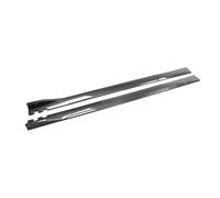 Coche Faldones Laterales para E90 E92 E93 325i 335i 2M/78,7" Extensión Faldón Lateral Winglet Splitter Apron Kit Carrocería Accesorios Universales para Automóvil(Full Carbon Look)