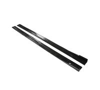 Coche Faldones Laterales para Nissan para SENTRA para A3 para A4 1Juego 2M/2,2M Extensión Faldón Lateral Universal Placa Balancín Separador Labios Parachoques(Glossy Black)