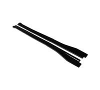 Coche Faldones Laterales Protector Rayaduras Coche Extensiones Faldas Laterales Parachoques para Puerta Divisores Labios Winglet para Lexus para GS 2012-2020(Gloss Black)
