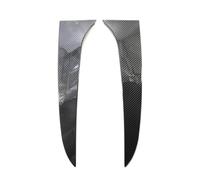 Coche Faro Delantero Cejas Para E84 para X1 | 2009-2014 2015 2 piezas estilo fibra carbono ventana trasera de coche alerón lateral Canard Splitter