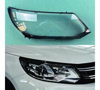 Coche Faro Lente Cubierta Para VW Para Tiguan 2013-2017 Faro Delantero Coche Faros Cristal Pantalla Transparente Lámpara Cubierta Faro Lente Cubierta Lente Faro Principal Lámpara Cubierta Lente(Derech