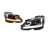 coche faro luz delantera Compatible Con Benz Para W204 2011 2012 2013 Lámparas De Repuesto Para Coche Luces Circulación Diurna Intermitentes Dinámicos Accesorios