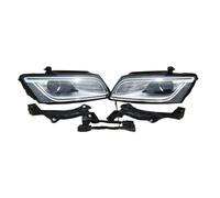 Coche Faros Delanteros Compatible Con Q5 2013 2014 2015 2016 2017 Autopartes Parachoques Delantero Faro DRL Faro Lámpara De Señal De Giro Conjunto De Luz De Conducción(1 set)