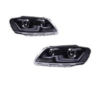 Coche faros delanteros Conjuntos Compatible Con Para Lavida 2012 2013 2014 Lámpara De Señal Giro Parachoques Delantero Conjunto De Faro DRL Luz De Freno Luz De Conducción Luz Alta Y Baja