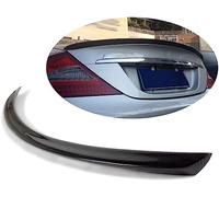Coche Fibra Carbon Alerón Trasero para Mercedes W219 CLS Class 2006-2010, Antiarañazos Lip Wing Maletero Deflector Exteriores Spoiler Modificación Accesorios