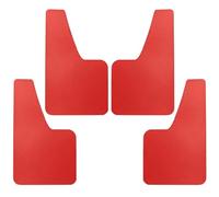 Coche Flaps Barro Salpicaderas Para Ford Para Fiesta 5 6 7 Para RS Para ST Para ST150 Para ST180 Para ST200 Para ST-LINE Para ST500 Para Zetec S Para Rally(4Pcs - Red)