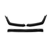 Coche Frontal Alerón Divisor Kits De Carrocería para Subaru WRX STI 2015 2016 2017 2018 2019 Divisor De Parachoques Delantero Alerón Difusor Y Protección De Labios(Glossy Black)