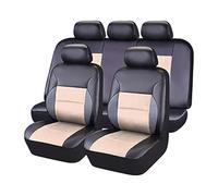 Coche Funda de Asiento para KIA Niro 2017-2022, Asiento Protector Cubreasientos Universal Cómodo Impermeable Cojines Interior Accesorios,E/Black Beige