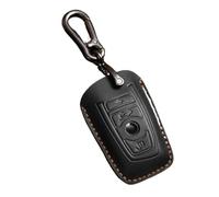 Coche Funda la Llave para 1 3 5 Y 7 La Serie X1 X3 X4 X5 X6 F10 F20 F30 F34 F11 F15 F16 F25 F31 M3 M4 E34 Funda Cuero Llave Coche(3button Black)