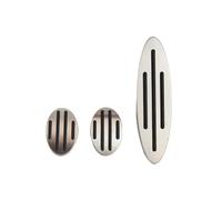 Coche Funda Para Pedal Reposapiés Embrague Y Freno Para MINI Para Cooper Hatch Hardtop Para Countryman JCW R50 R52 R53 R55 R56 R60 R61 F54 F55 F56(Manuel Pedal)