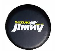 Coche Funda Rueda Repuesto, para Suzuki Jimny 2005-2023 2024 2025 Cubierta Llanta Refacción Prueba Polvo de Impermeable Ruedas Protectora Accesorios,E