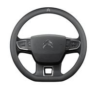 Coche Funda Volante para Citroen C4 Grand Picasso 2006 2007 2008 2009 2010, Cuero Cubierta Volante Coche Cubre Funda Protección Volante Antideslizante Protector Accesorios Coches Interior Decoracion