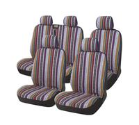 Coche Fundas Asientos Fundas Para Asientos Delanteros Traseros 1+2 Asientos Para VW LT T4 T5 Fundas Para Asientos Coche Aptas Para Camionetas Furgonetas/transportadores Funda Asiento Coche(Gray full)