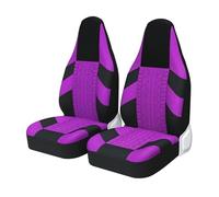 Coche Fundas Asientos Juego Completo Fundas para Asientos Coche para Mercury Tipo Cubo Alto Universales Estilo Neumático Protector Asiento Deportivo Todo Incluido(Purple 2PCS)