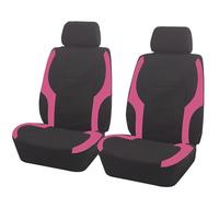 Coche Fundas Asientos para Alfa Romeo Giulia/Giulietta/Mito/Stelvio, Cómodo Transpirable Delanteros Traseros Seat Cover Interior Accesorios,E Pink