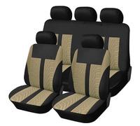 Coche Fundas Asientos para Dacia 1300/1310/1410/Denem/Dokker/Dokker Express/Duster/Lodgy/Logan/Nova, Fundas Asientos Coche Universales, Impermeables Antideslizantes Delantero Trasero Accesorios