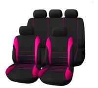 Coche Fundas Asientos, para Fiat 500 500C 500L 500X Front Rear Seat Covers,Asiento Cubreasientos Transpirable Protectores,D