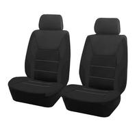 Coche Fundas Asientos para Honda Civic | Civic Type R | CR-V | e:Ny1 | HR-V | Jazz | ZR-V, Cómodo Transpirable Delanteros Traseros Seat Cover Interior Accesorios,B Black